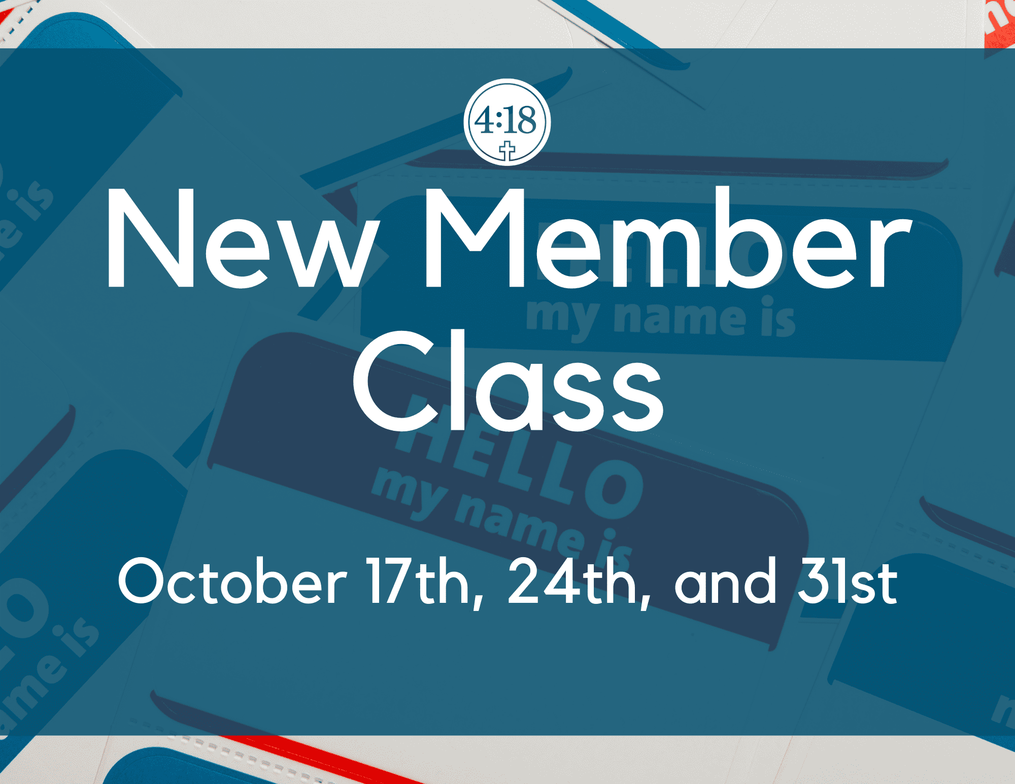 new member class