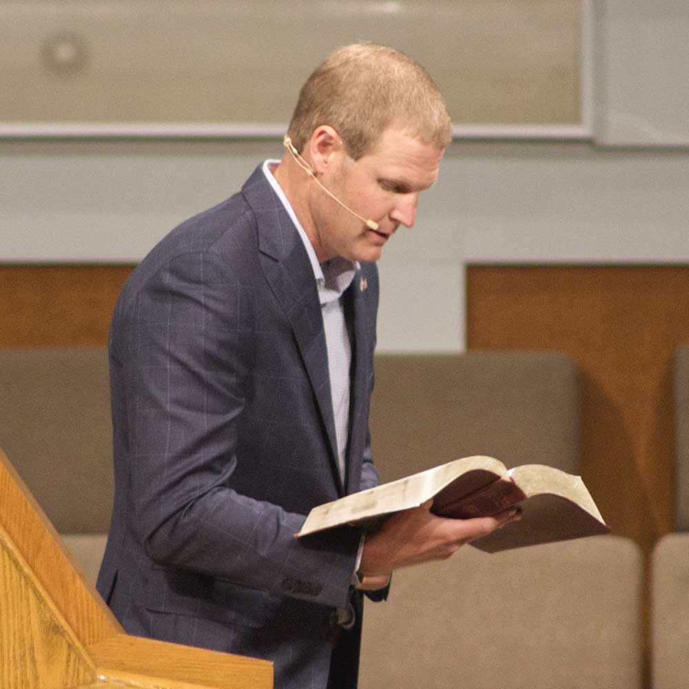 david bullock preaching with bible in hand